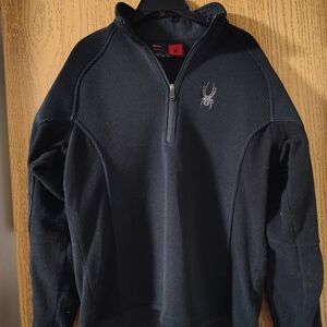 Black Spyder Quarter-Zip Pullover